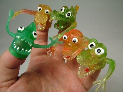 rubber finger monsters
