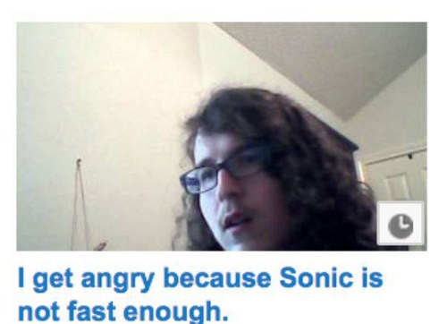 tumblr - hairstyle - I get angry because Sonic is not fast enough.