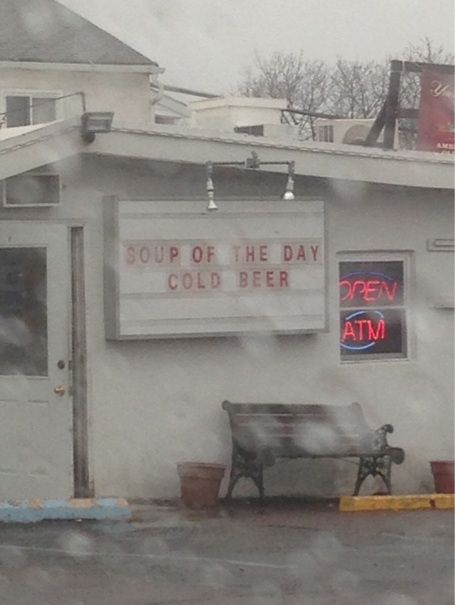 Humour - Soup Of The Day Cold Beer Dren Tm