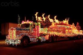 christmas lights truck