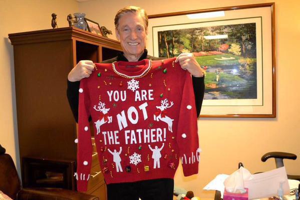 you are not the father christmas sweater - You Are Notice The Father!!