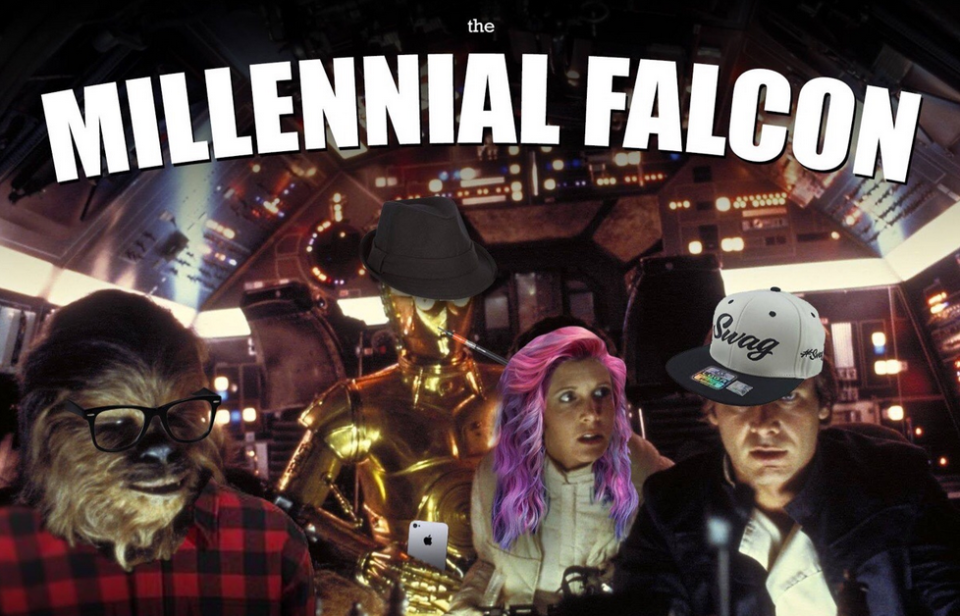 millenial falcon - the Millennial Falcon