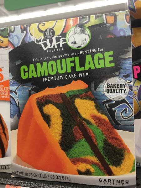 snack - This is the cake you've been Hunting for! 5 Camouflage Premium Cake Mix Olate Ored Wafers Bakery Quality ina Et Wt 18 25 Oz 1 Lb 2.25 Oz 5179 Gartner