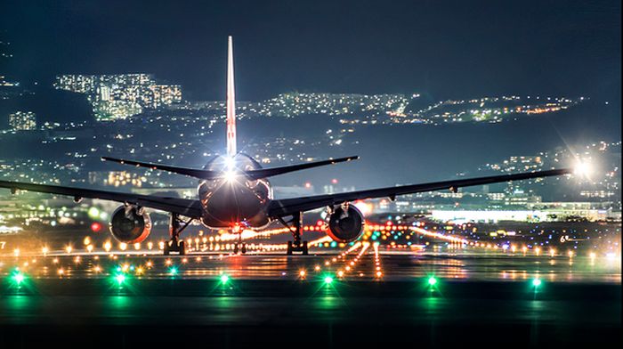 cool night landing -