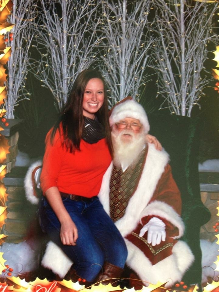 She began visiting a "mall Santa" at age 3 at the ShoppingTown Mall in Syracuse, and continued to go back well into her teen years. However, the original Santa transferred malls when Mackenzie was 14. But, her mother (our new hero) tracked down Mackenzie's Santa at the Destiny USA Shopping Center. So, Mackenzie's yearly encounters could continue.