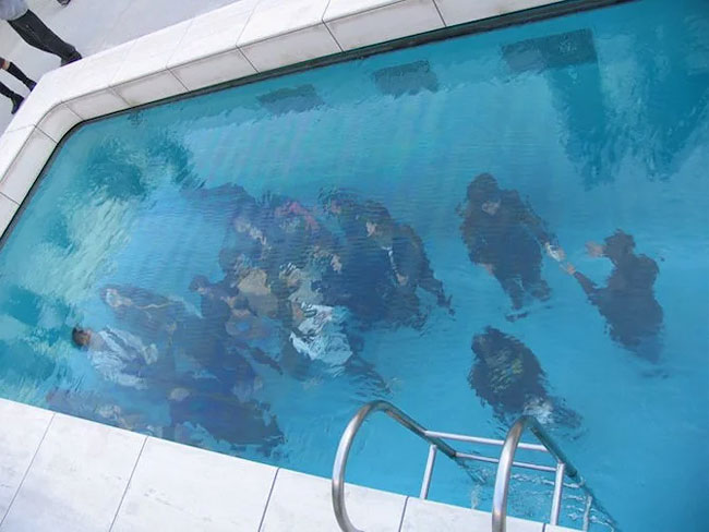 random illusion swimming pool