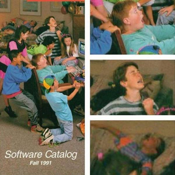 funny gaming in the 90s - Software Catalog Fall 1991