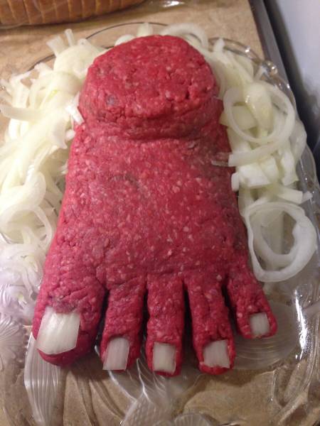random pic meatloaf foot