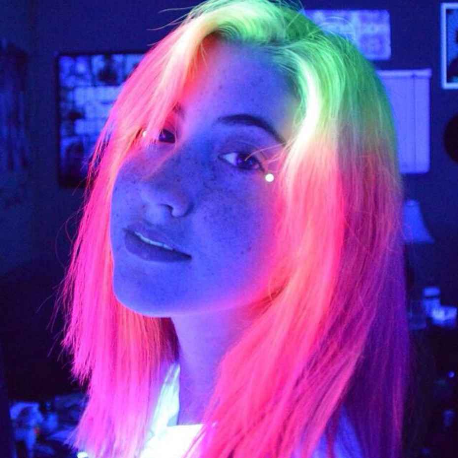 Hair Colors That Glow in the Dark!