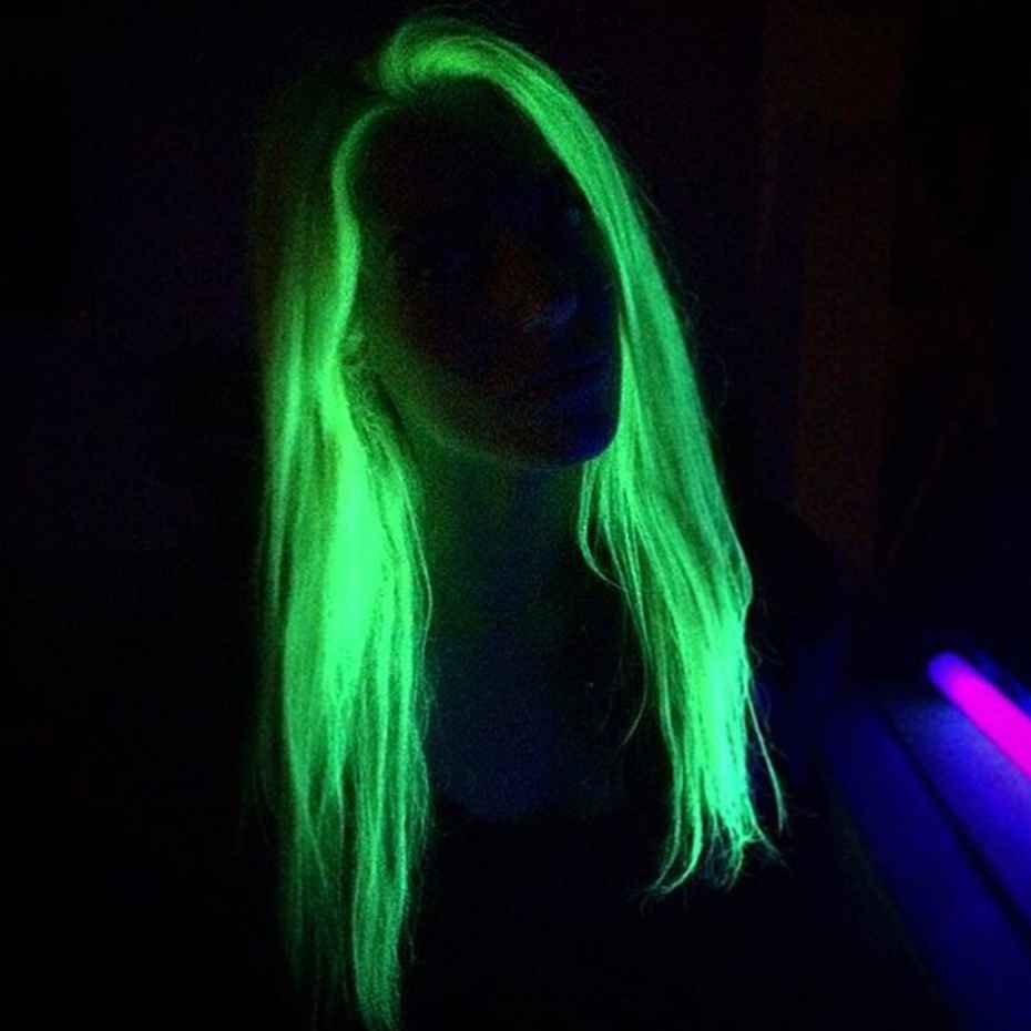 Hair Colors That Glow in the Dark!