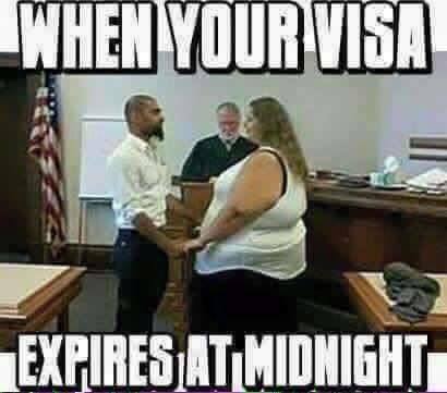 you need that visa asap - When Your Visa Expires At Midnight