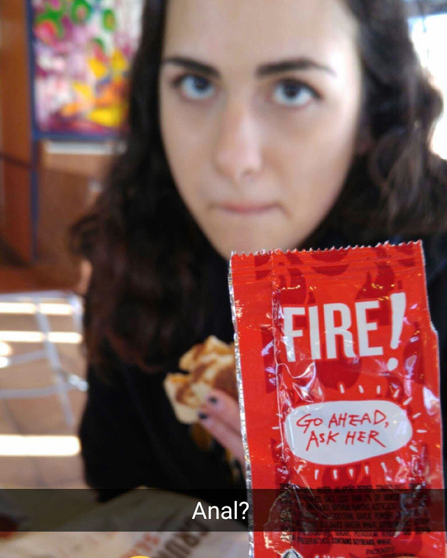 taco bell anal - Fire! Go Ahead, Ask Her Anal? Pas