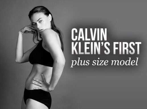 calvin klein plus size model - Calvin Klein'S First plus size model