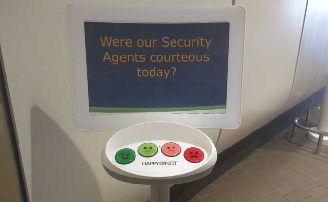 electronics - Were our Security Agents courteous today? Happyonot