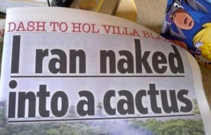 banner - Dash To Hol Villar I ran naked into a cactus