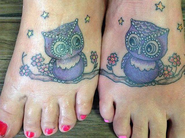 owl best friend tattoos