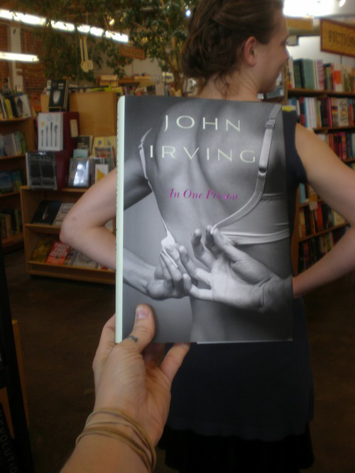 random pic people on book covers - John Irving In One In