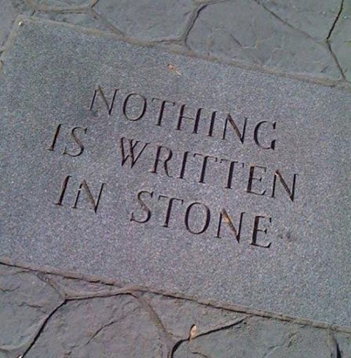 morality is subjective quotes - Nothing Is Written In Stone