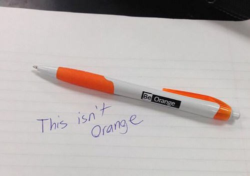 Lie - Be Orange This isn't Orange