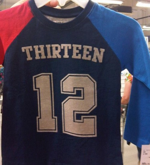 t shirt - Thirteen