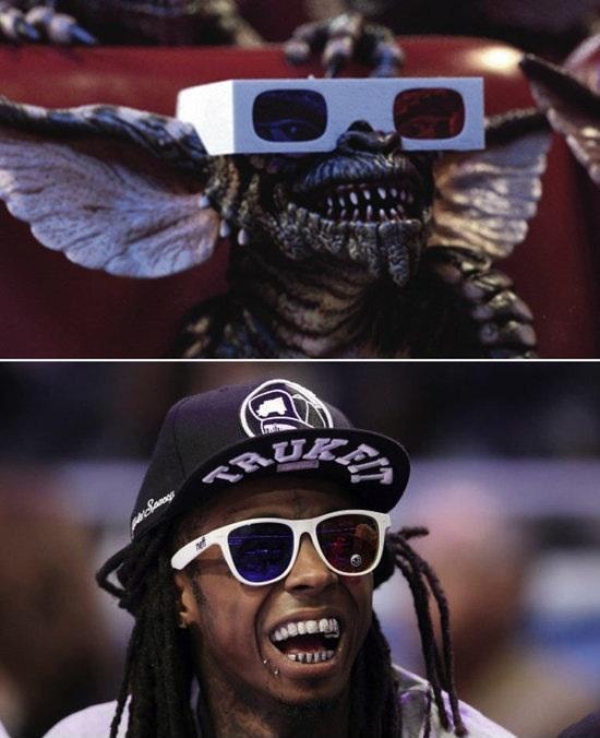 random pic lil wayne compared to gremlin - fears