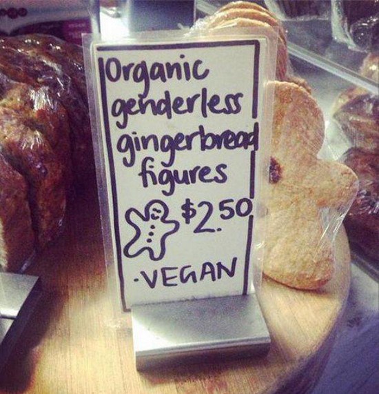 organic genderless gingerbread figures - Organic genderless gingerbread figures 3 $250 Vegan