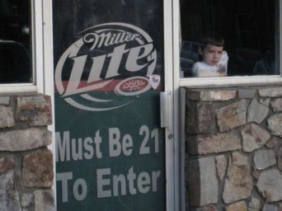 parenting fail - Miller Must Be 211 To Enter