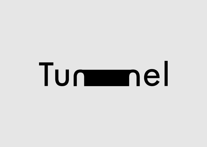 Calligram word as image ji lee - Tunnel