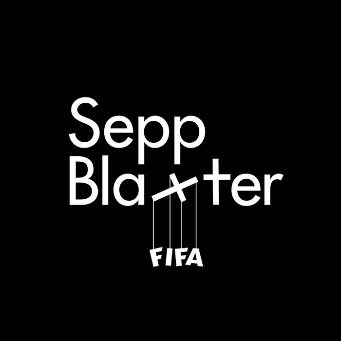 Calligram words with hidden meanings - Sepp Blater Fifa