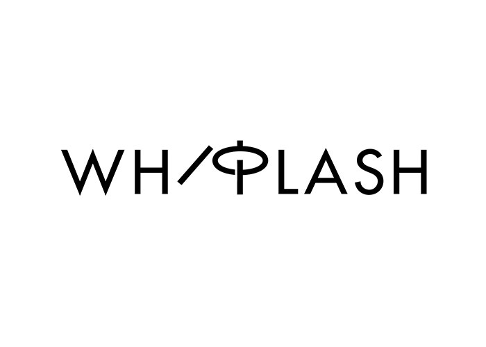 Calligram whiplash wordart - WhPlash