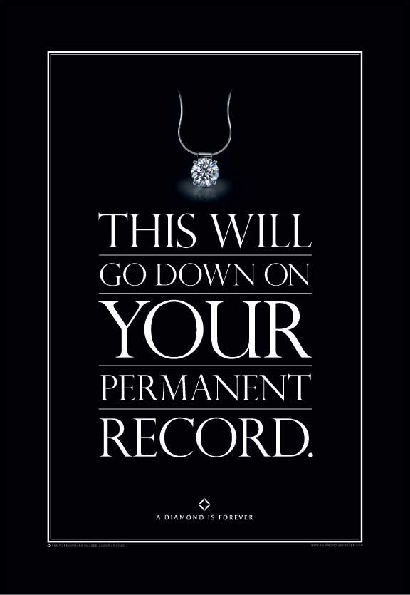 20 Brutally Honest Ads About Diamonds