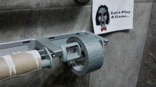 jigsaw toilet paper - Let's Play A Game...