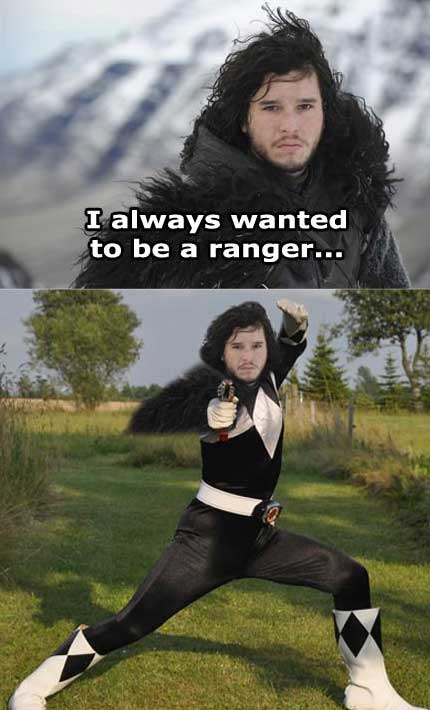 jon snow game of thrones - I always wanted to be a ranger...