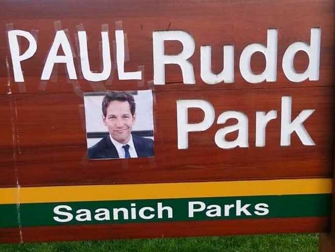 welcome back psn - Paul Rudd Park Saanich Parks