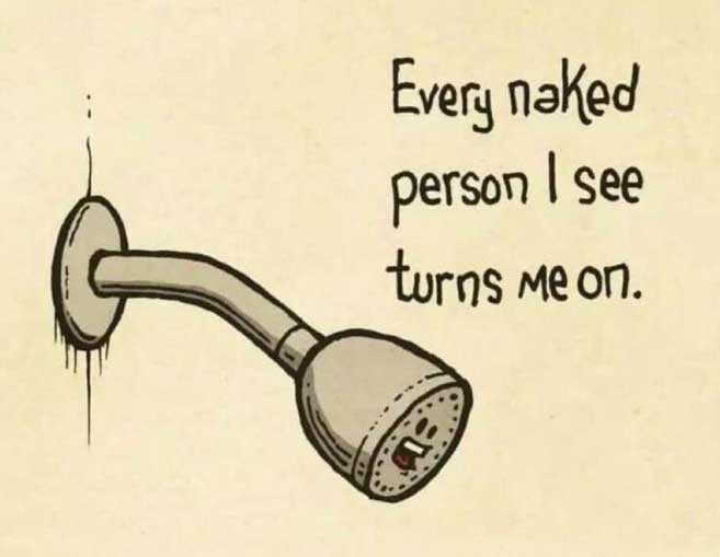 every naked person i see turns me - Every naked person I see turns Meon.