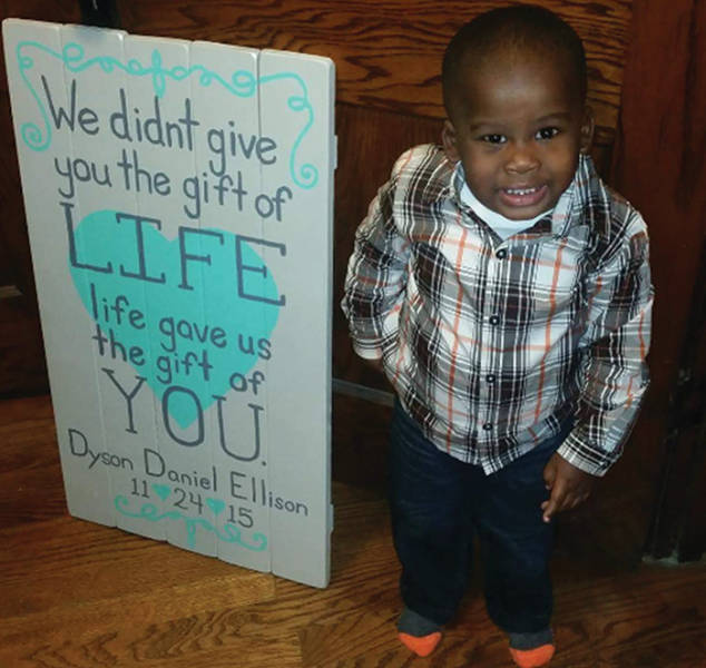 kids being adopted - We didn't give you the gift of Life life gave us the gift of You Dyson Daniel Ellison 11 24 15