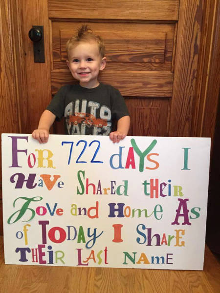 adoption day sign - For 722 Lays I Have d their Dove and Home As of Today I Their Last Name