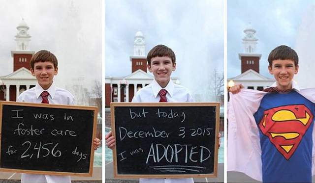 kids who were adopted - Co I was in foster care for 2456 days but today I was Adopted