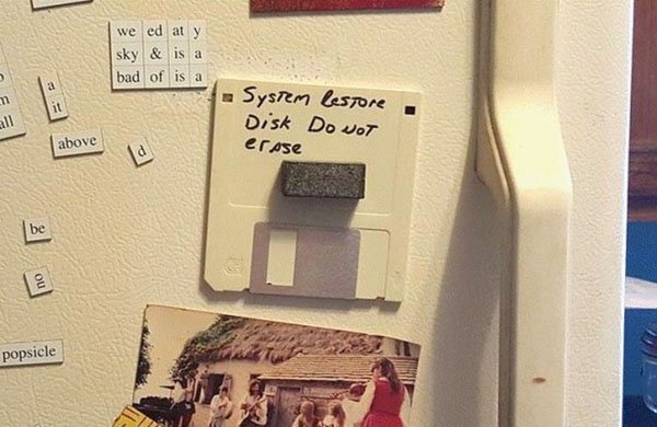 floppy disk magnet meme - we ed at y & is a bad of is a System lestore Disk Do Not erase above popsicle