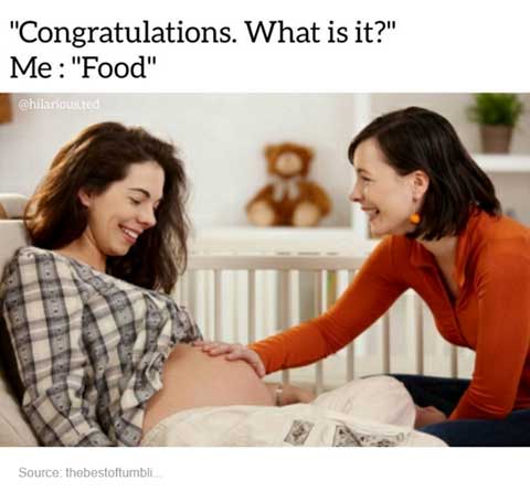 congratulations what is it food meme - "Congratulations. What is it?" Me "Food" Source thebestoftumbli