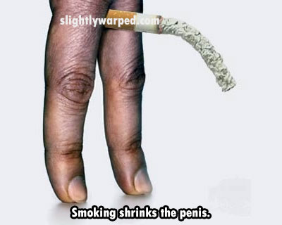 smoking erectile dysfunction - slightlywarpedico Smoking shrinks the penis.