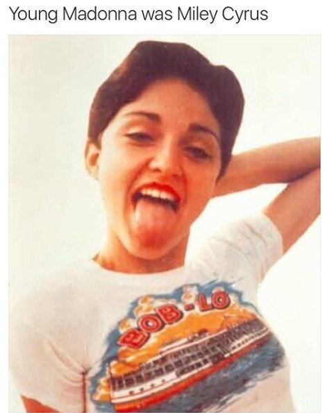 madonna young - Young Madonna was Miley Cyrus Saob