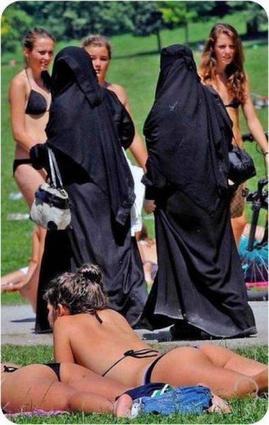 random burka bikini meme