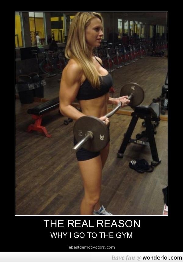 real reasons to go to the gym - The Real Reason Why I Go To The Gym lebestdemotivators.com have fun @ wonderlol.com