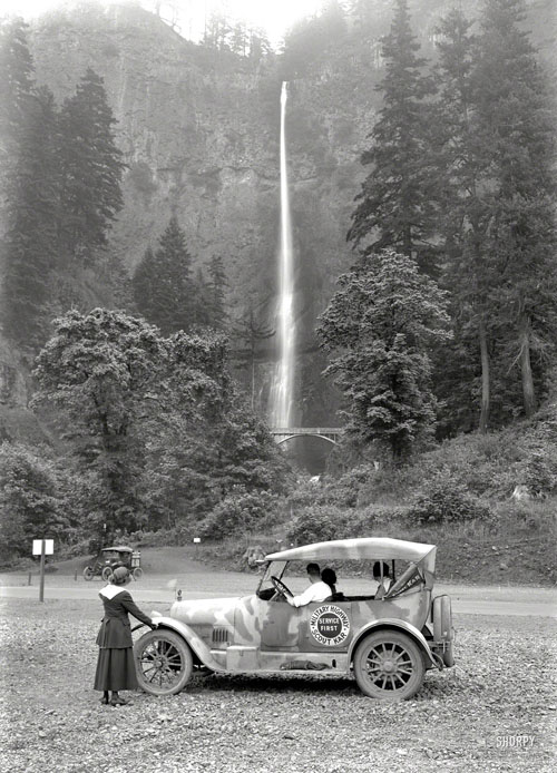 Multnomah Falls, Oregon – 1918