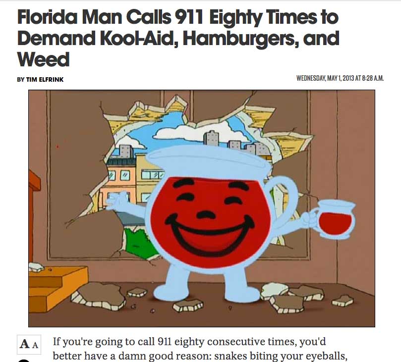 24 Most Insane Florida News Headlines Of All Time