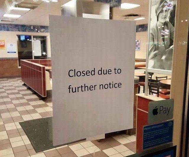 floor - Closed due to further notice apay