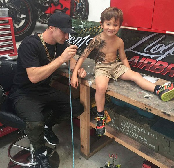 Lloyd has been doing temporary tattoos for over ten years and doing most of his work on adults. But with the mention of doing them on kids, the Internet went crazy. He says he will start soon on the kids at the hospital. In the mean time, check out some of the awesome work they can look forward to...