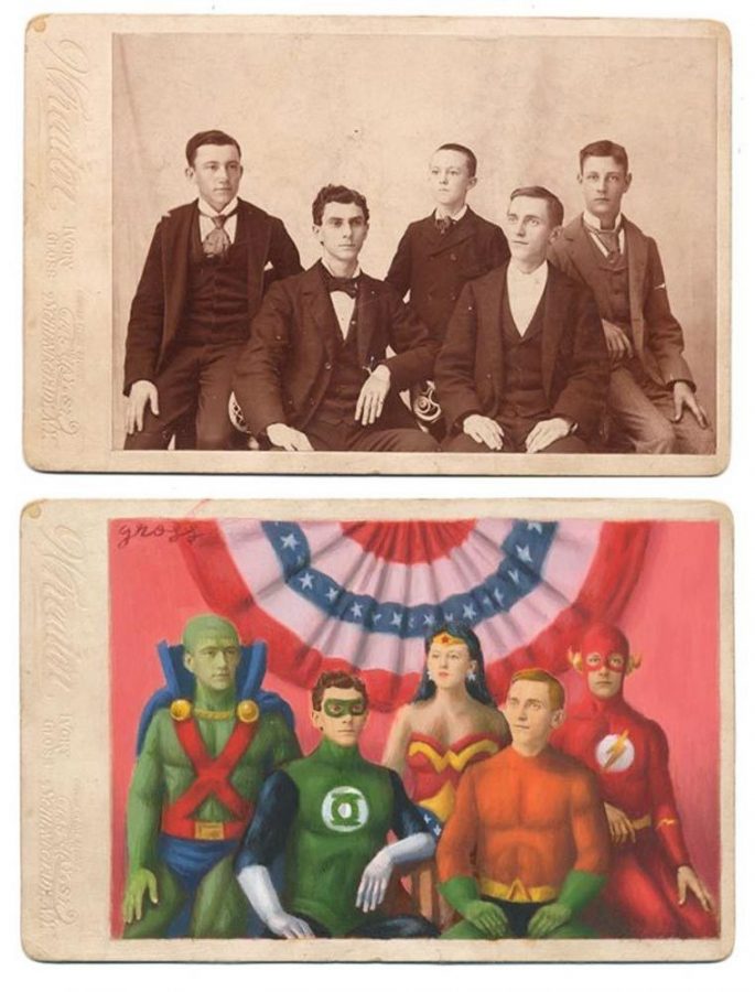 An Artist Turned Vintage Photo Subjects Into Superheroes