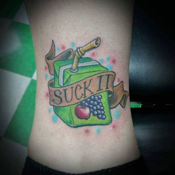 suck it juicebox tattoo